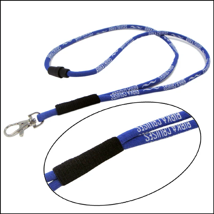 High Strength Elastic Cord Wine Glass Round Lanyards Key Ring Cord