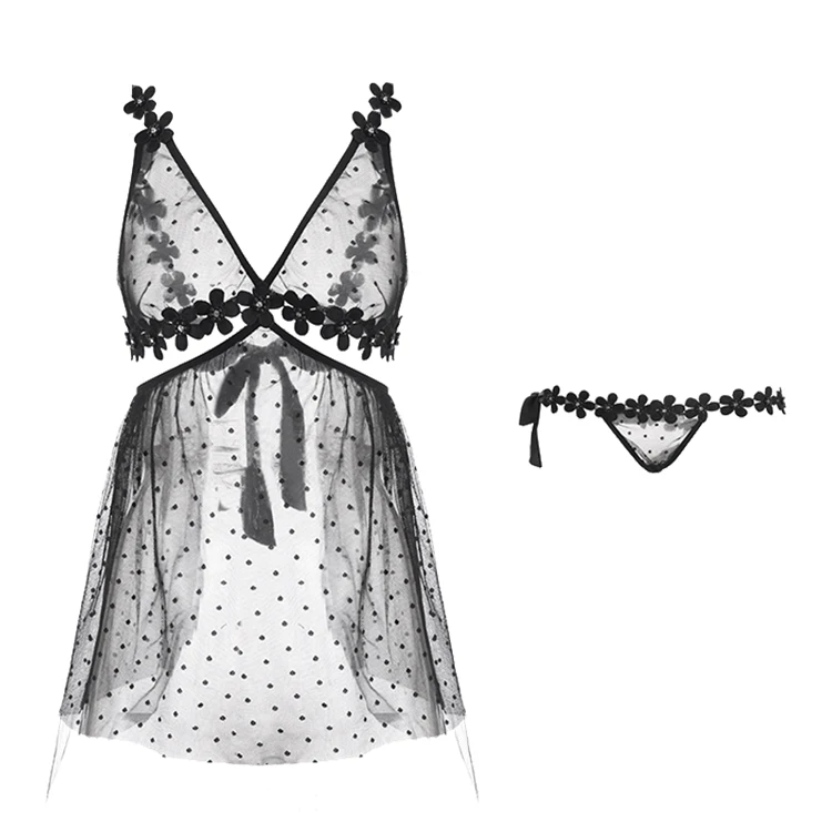 

Women White Lace Satin Silk Print Bra Plus Size Underwear Set with Thong