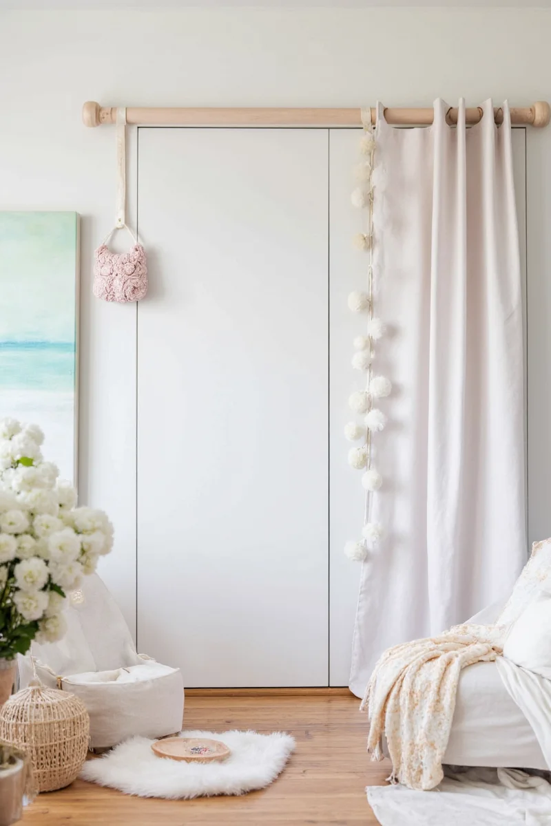 Rope Curtain Rod Alternative