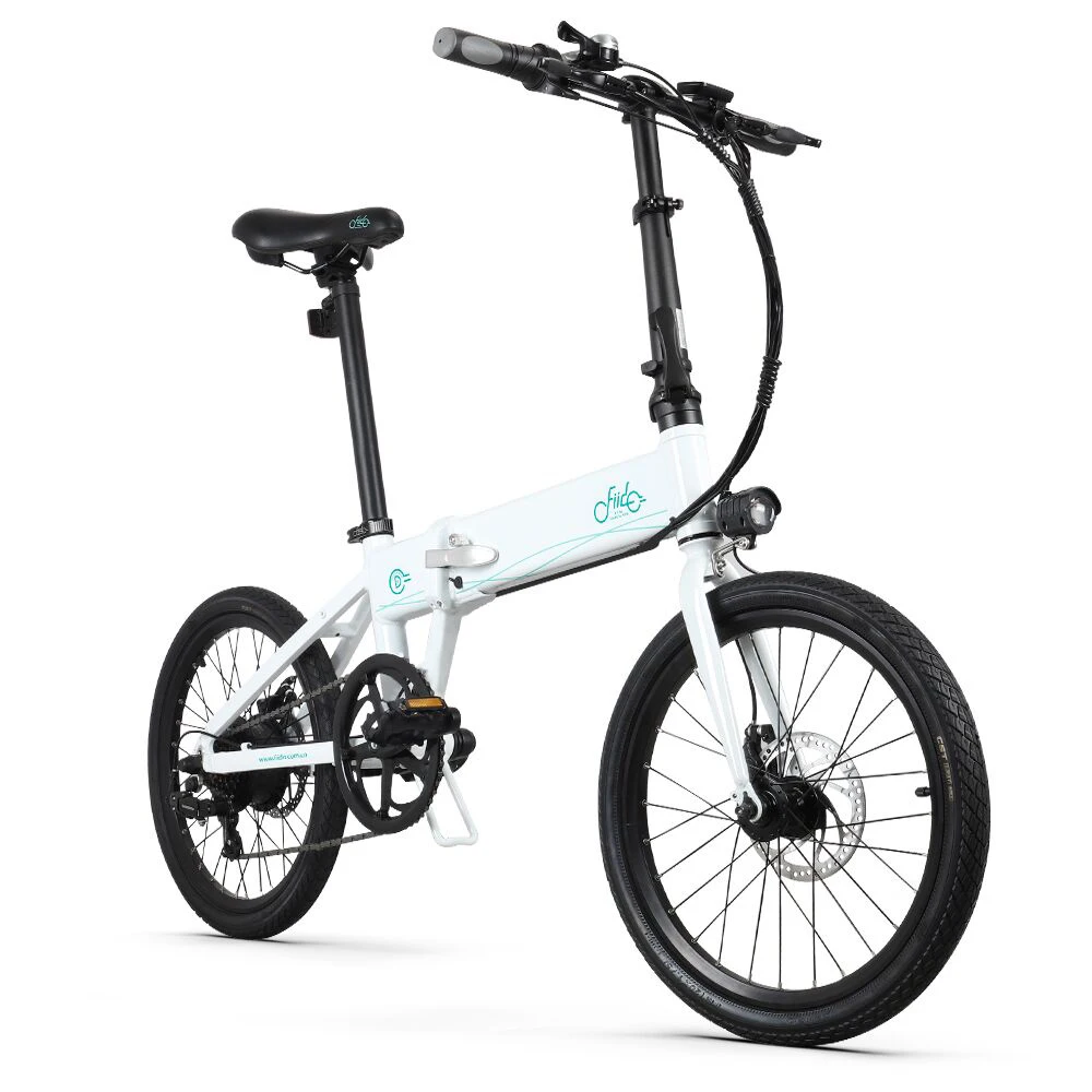 

[EU STOCK]Fiido D4S Cheap 20 Inch Fat Tire Variable Speed High Quality Golden Foldable Double Motor Electric Bike