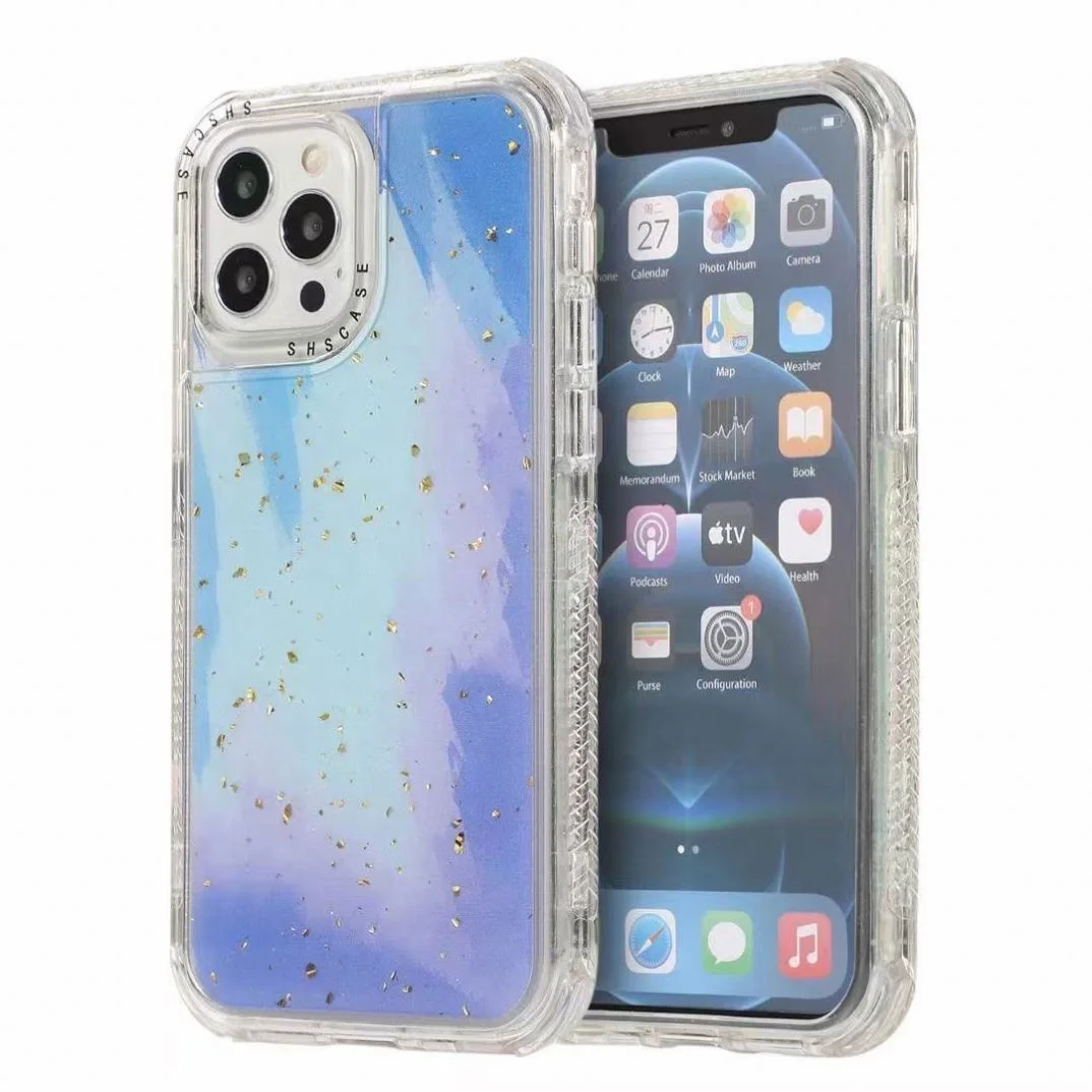 

Clear Bling Glitter Star Tpu Phone Case For Iphone 12 Pro Mini Max