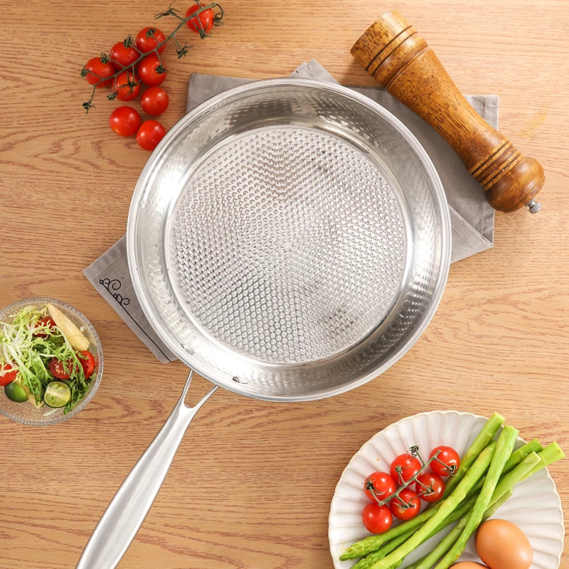 Kitchen Flat Cooking Pan Nonstick Frying Pan Stainless Steel Non-stick ...