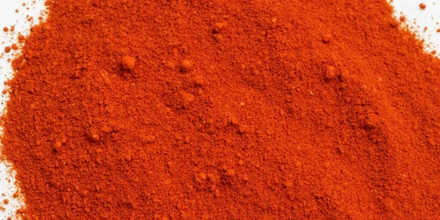 Close-up of paprika in a glass jar