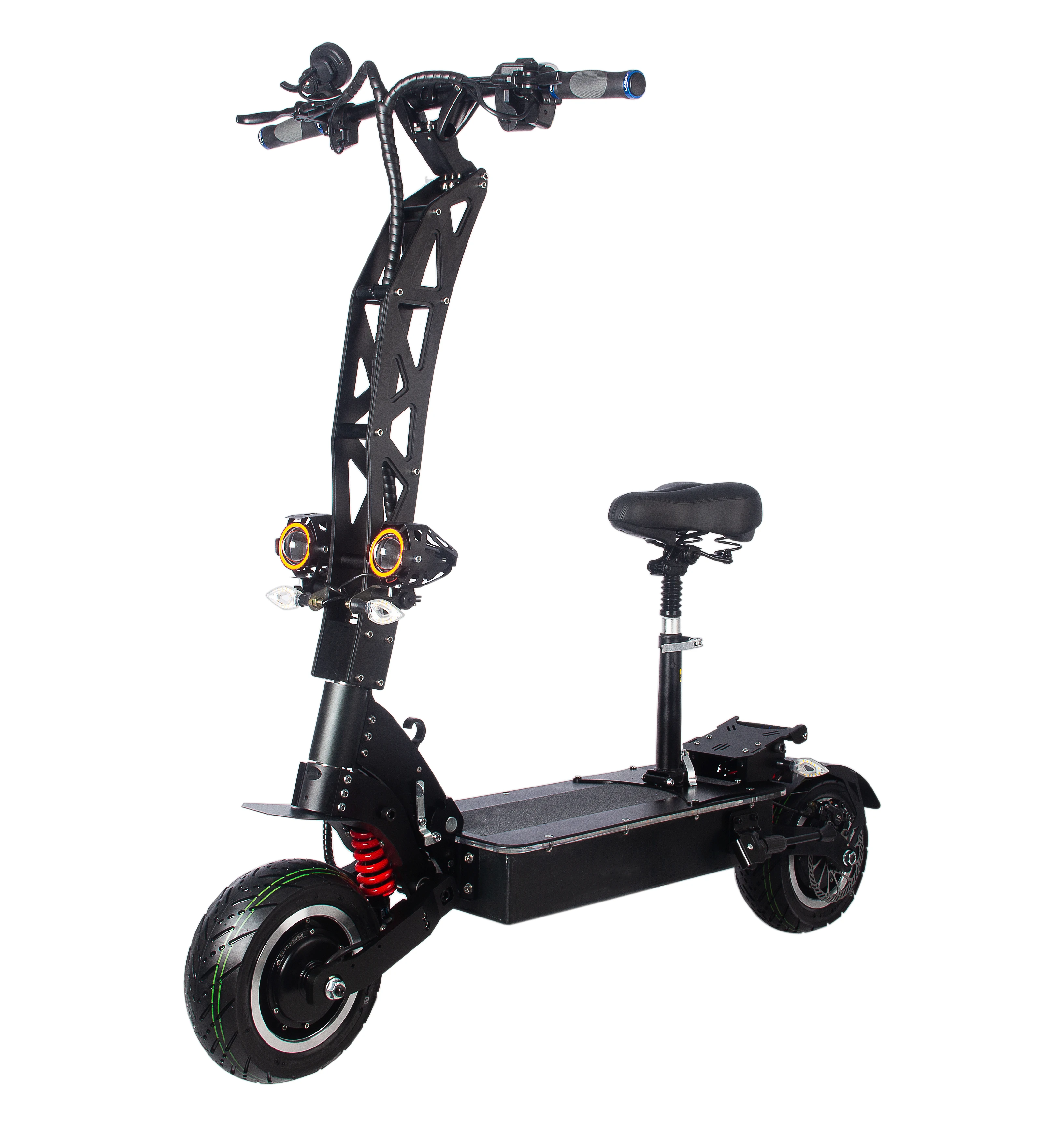 

[USA EU Stock]Free Shipping 2022 60V 72v 50ah Dual Motor 8000W Adult Wide Wheel Fat Tire Powerful Electric Scooter From China