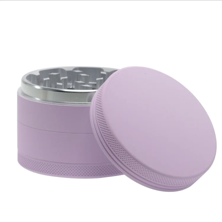 

Pink silicone 63mm Matte weed grinder tobacco grinders, As pictures