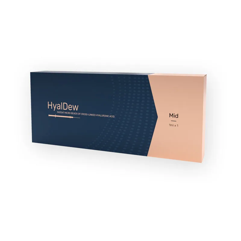 

HyalDew mid dermal hyaluronic acid korea injectable dermal filler CE Certification
