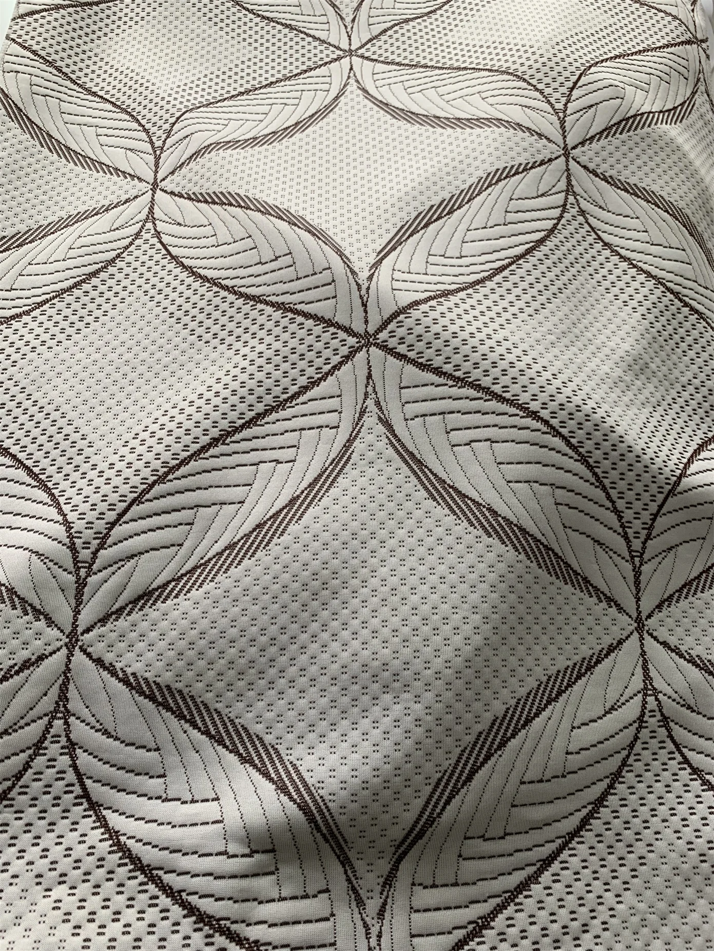 
Discount 220gsm 100%Polyester Ticking Jacquard Fabric for Mattress Cover Bedding Pillow 