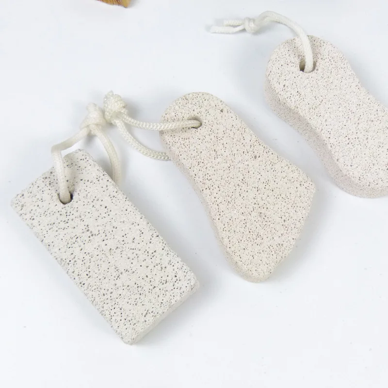 

BEAUFLY Professional Foot File Natural Pumice Stone Callus Remover in Custom Foot Heart Square Double-ring Shape, Customized color