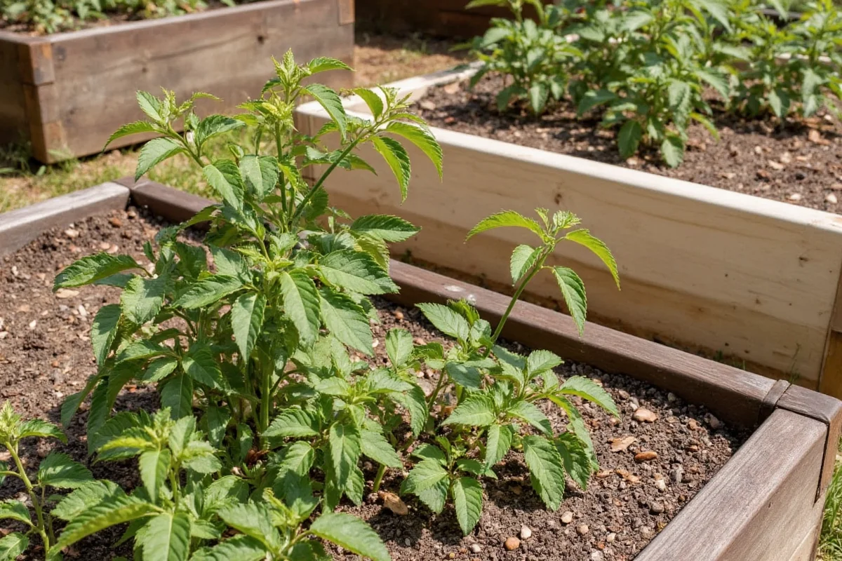 how far apart to plant tomatoes in a raised bed