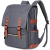 Vintage Laptop Backpack for Women Men,School College Backpack with USB Charging Port Fashion Backpack Fits 15 inch Notebook