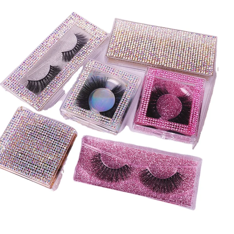 

Hot Sale Wholesale 25mm mink eyelash vendor free shipping free samples with eyelash case, Natural color