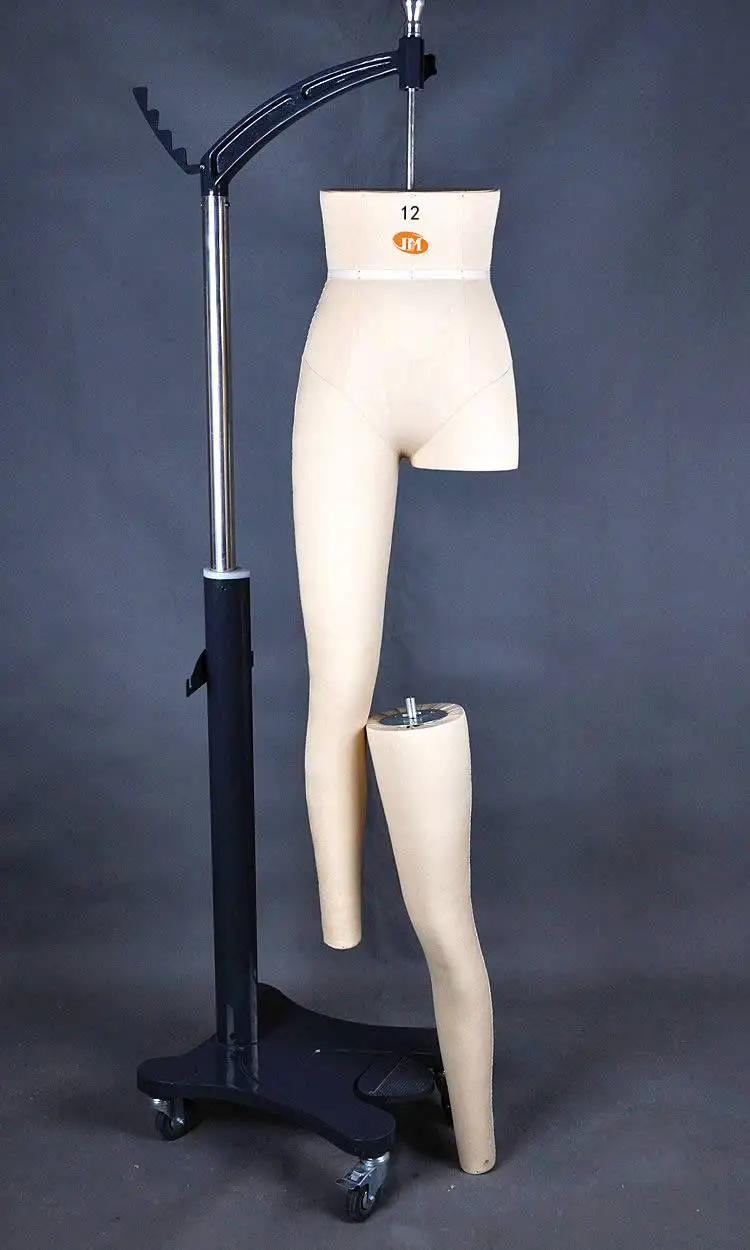 专业可折叠人体模特腿部连衣裙形式为裤子缝制人体模特