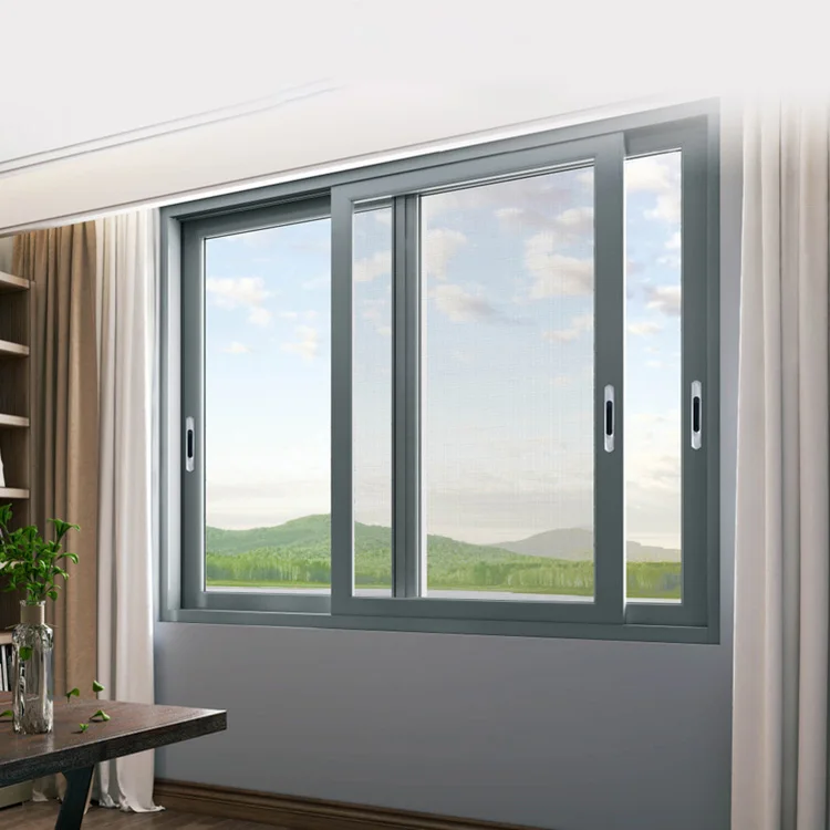 New roof 48 x 48 window roller aluminium sliding window design