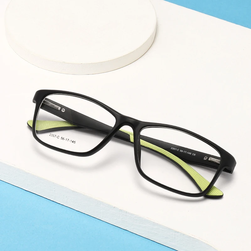 

2021 latest customized square retro business flat lens tr full frame optical glasses TR eyeglass frame for men, 6 colors