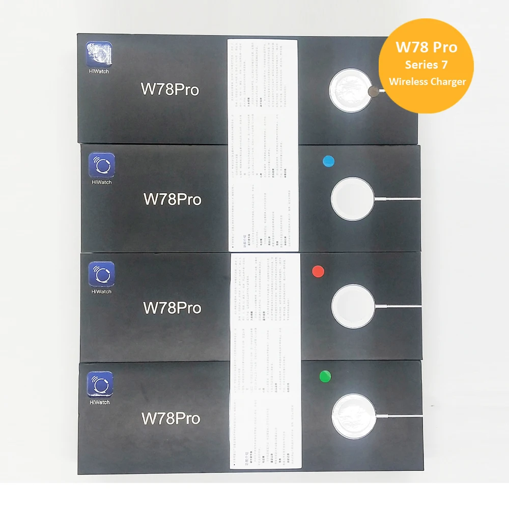 

2021 newest product smartwatch w78 pro 1.75 inch full touch screen w78pro smart watch IP67 waterproof smartwatch