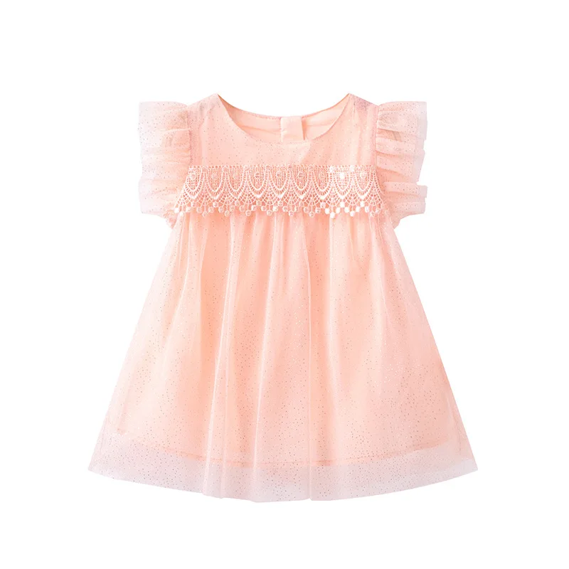 Summer Fashion Kids Spaghetti Straps Girl Ruffle Polka Dots Dress With ...