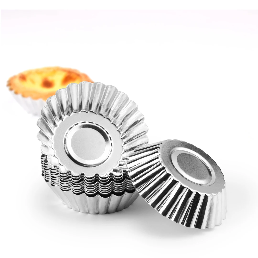 

Best Selling Tin Material Egg Tart Mould Cake Mould Baking Mould Pastry Tools
