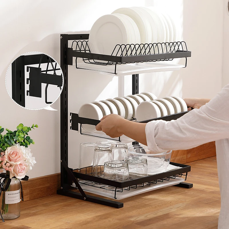 
manufacturer 3 tier commercial kitchen stainless steel plate rack 