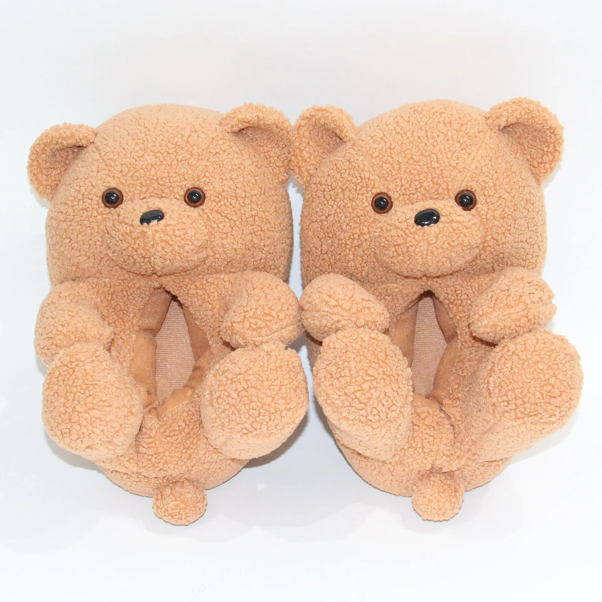 

New Design Rainbow Teddy Bear Slippers Tear Bear Slipper Adult With High Click, 9 colors