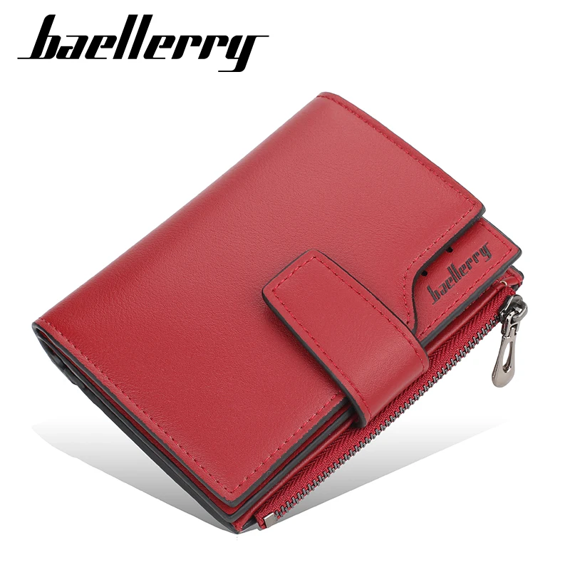 

Wholesale best selling new fashion short style PU leather wallet women short wallet