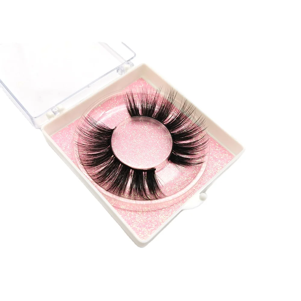

25mm 3D False Natural Eyelashes high quality Mink Eyelashes, Black color
