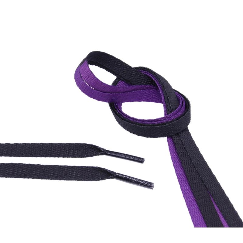 

Weiou 180cm Two tones Shoelaces For Sneaker Head Shoe Laces Boot Laces Fun Gift Fast DHL shipping, As picture, support customized color printing