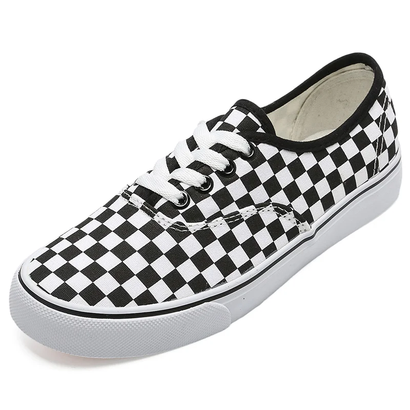 

Women Canvas Shoes Skateboarding Shoes Casual Walking Sneakers, White