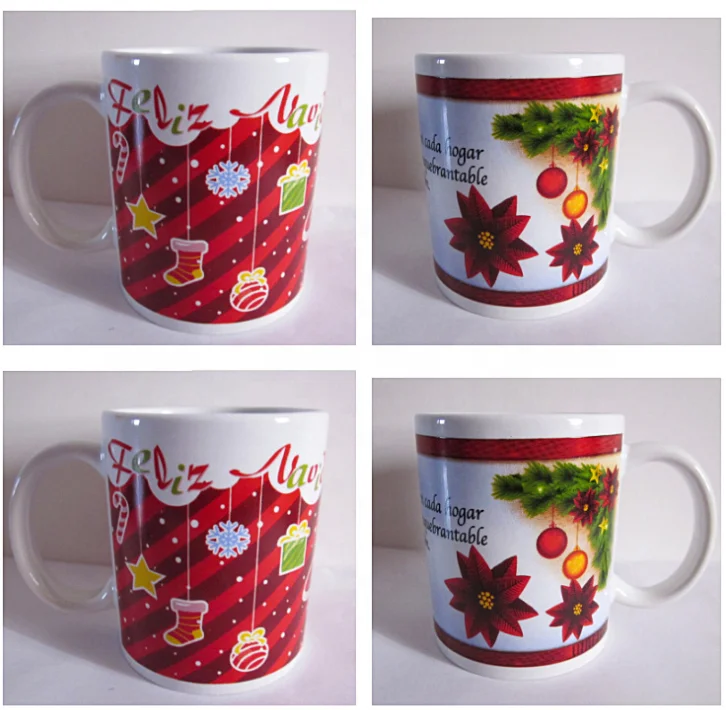 
Ceramic coffee mugs for sublimation magic cups 