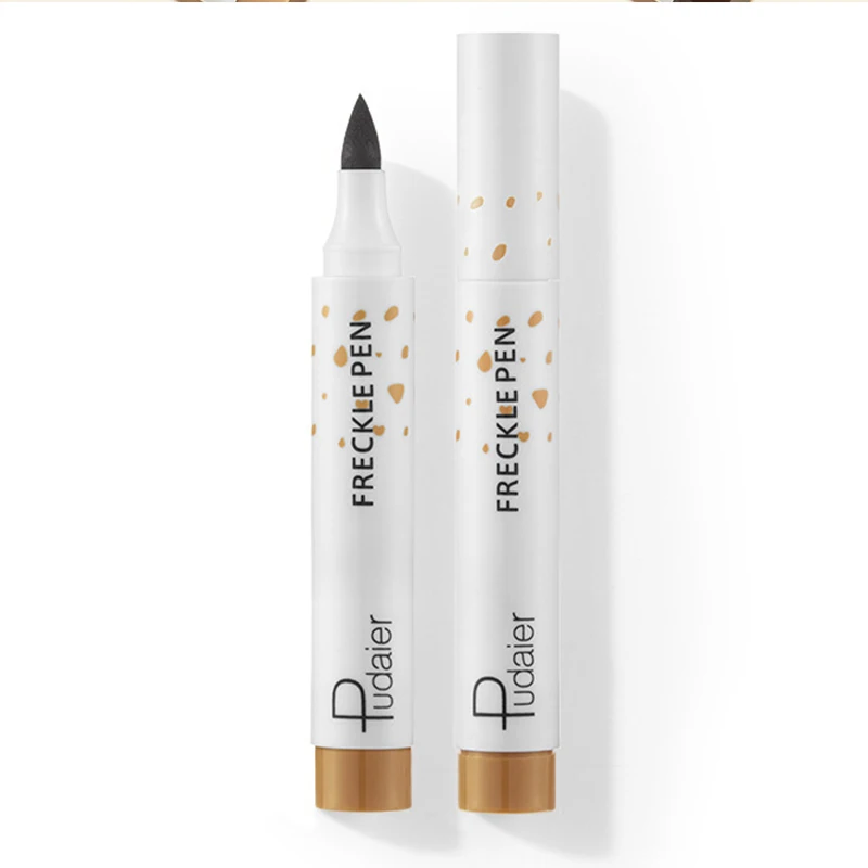 

Pudaier caramel light brown coffee dark brown colors natural waterproofing longlasting makeup freckle pen