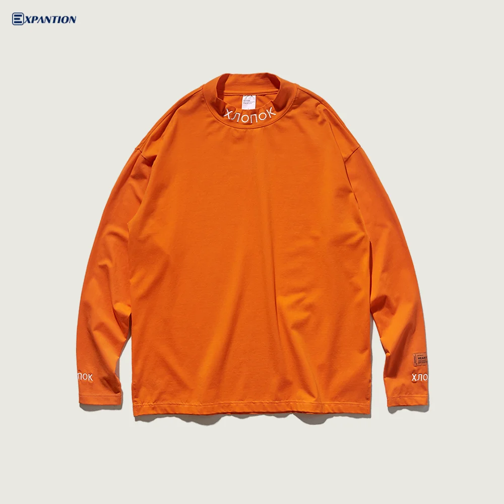 Factory Drop Shipping Outdoor Embossed Logo Street Wear Sweater Sweatshirt