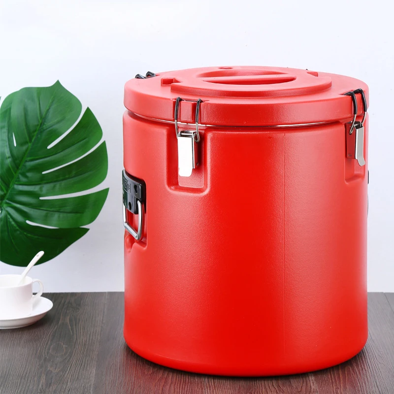 

3 Pcs Stainless Steel Insulated Thermos food warmer container Hot Pot Cookware Sets Casserole Set Soup Stock Cooking Pot, Red/blue/brown