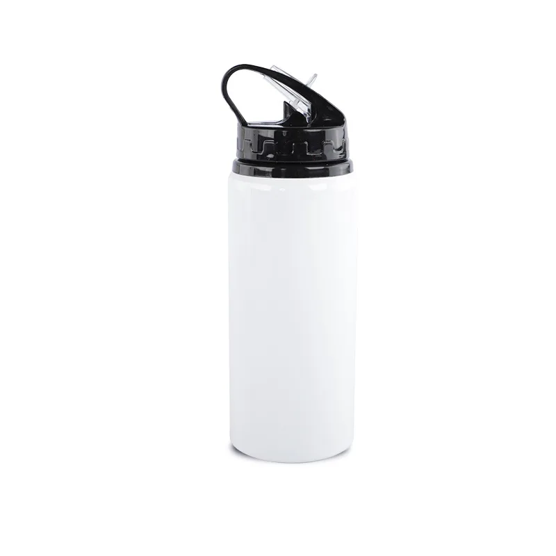 

Blank&White Sublimation Water Bottles With Straw Custom Transfer Printing bottles