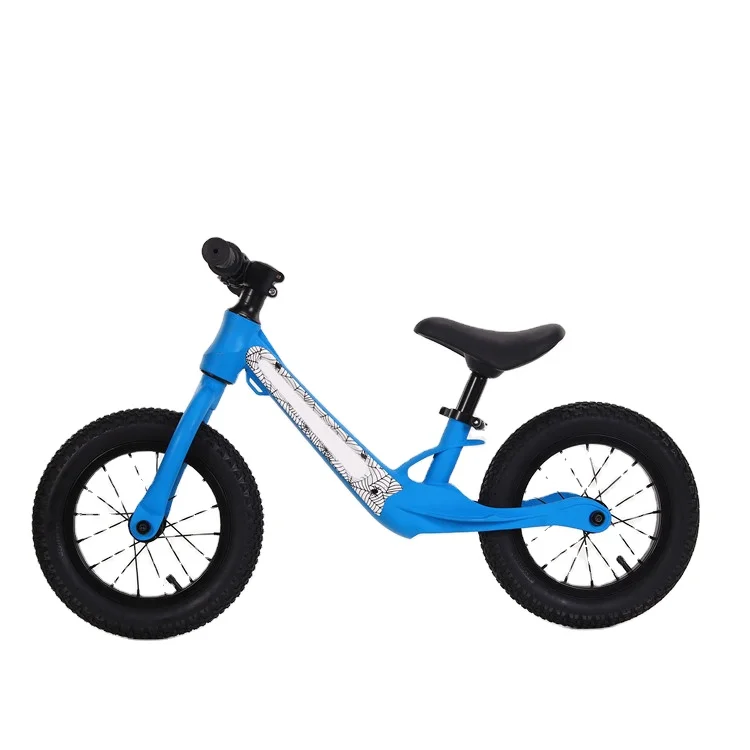 

High-end Magnesium Alloy Baby Balance Bicycle Manufacture Mini Custom No-pedal Ride Kids Scooter OEM 14 Inch Child Balance Bike, Customized color