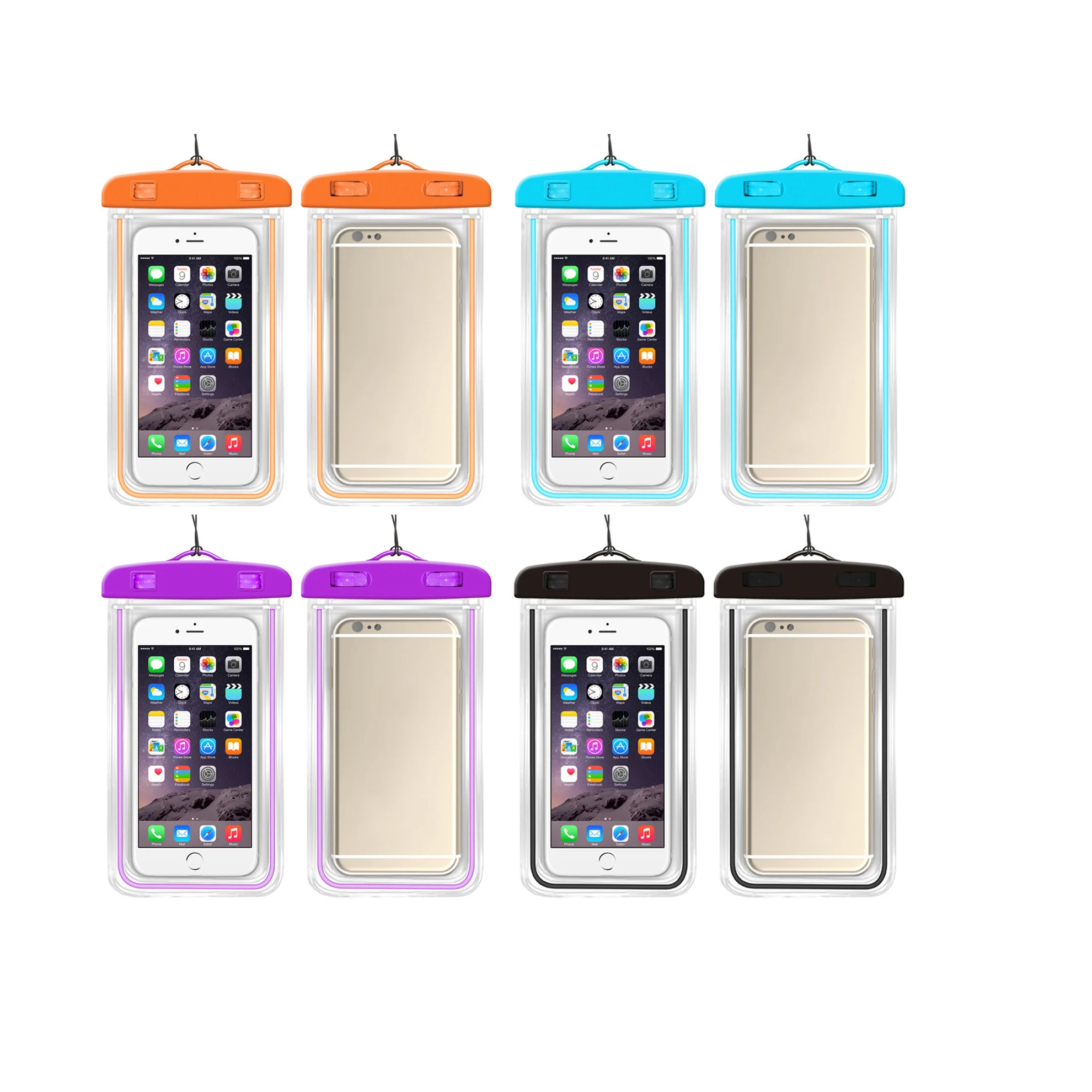 

Waterproof Phone Case Cover Touchscreen Cellphone Dry Diving Bag Pouch with Neck Strap for Xiaomi MI A3 9T 9 Lite Redmi Note 7 8