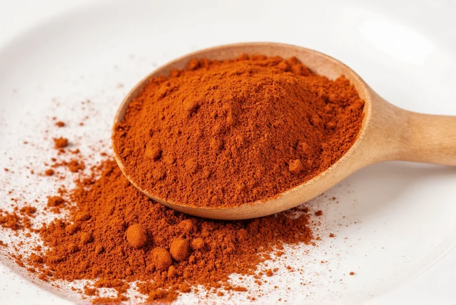 Scoville scale chart showing different chili powders