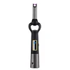 Amazon Hot Selling Wholesale USB Rechargeable Electronic Lighter 3 in 1,Arc Lighter/Flashlight/Bottle Opener