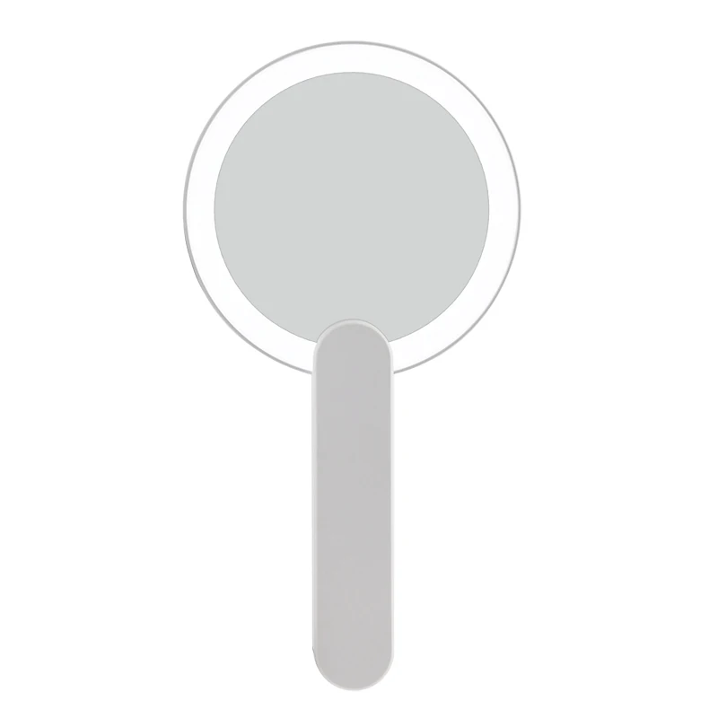 

Cute Handheld LED Lighted Mirror Round shape Pocket Mirror, Oem