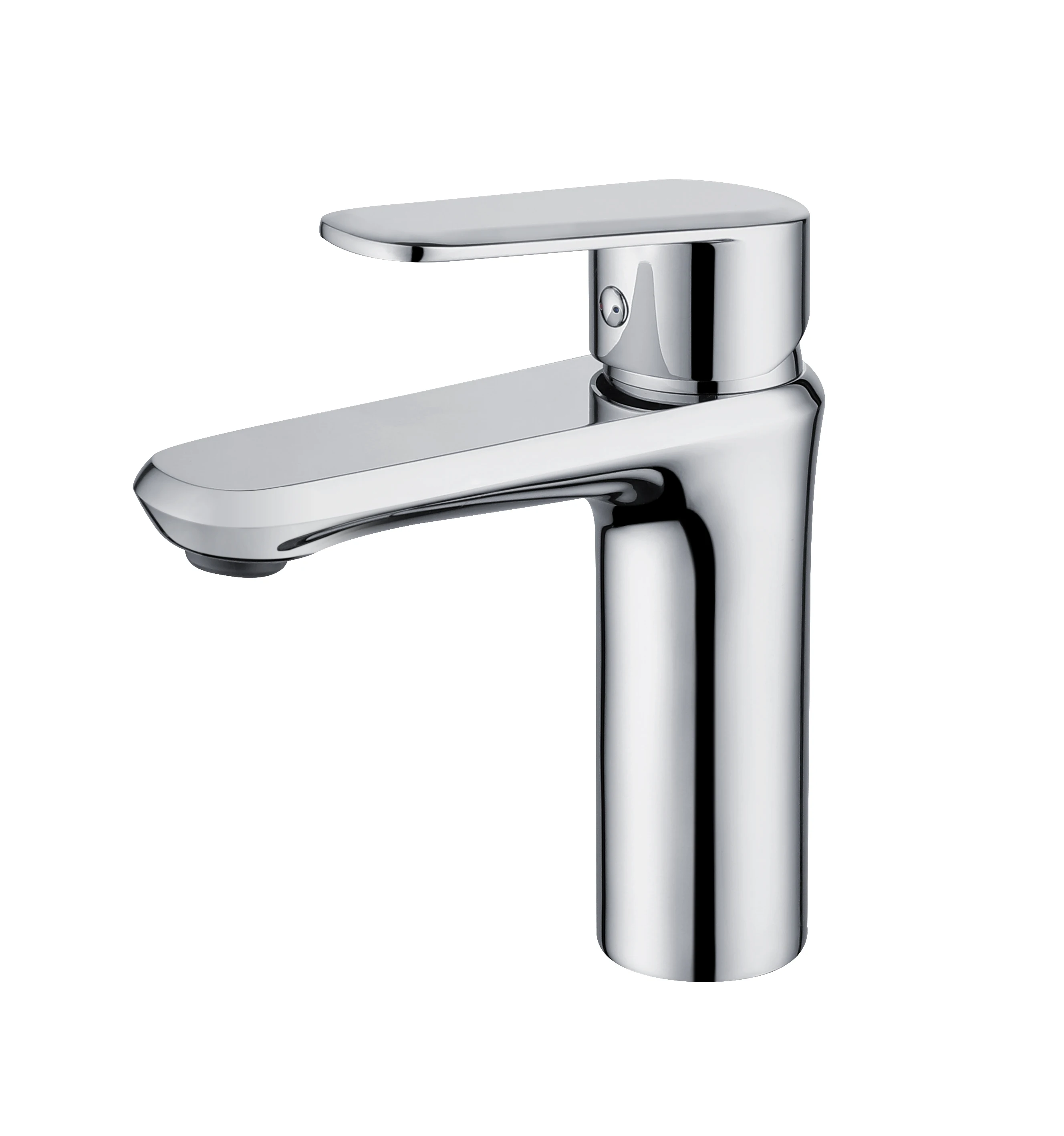
2020 shanghai Yike mirror chrome bathroom faucet widely used in office building 