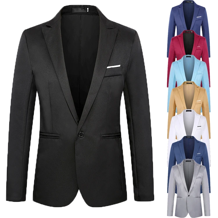 

Wholesale Dropshipping Clothing V Neck Casual Mens Suit High Quality Single Breasted Cheap Suit