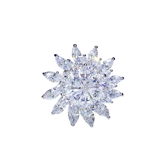 

New Design Silver Flower Fashion Ring for Women