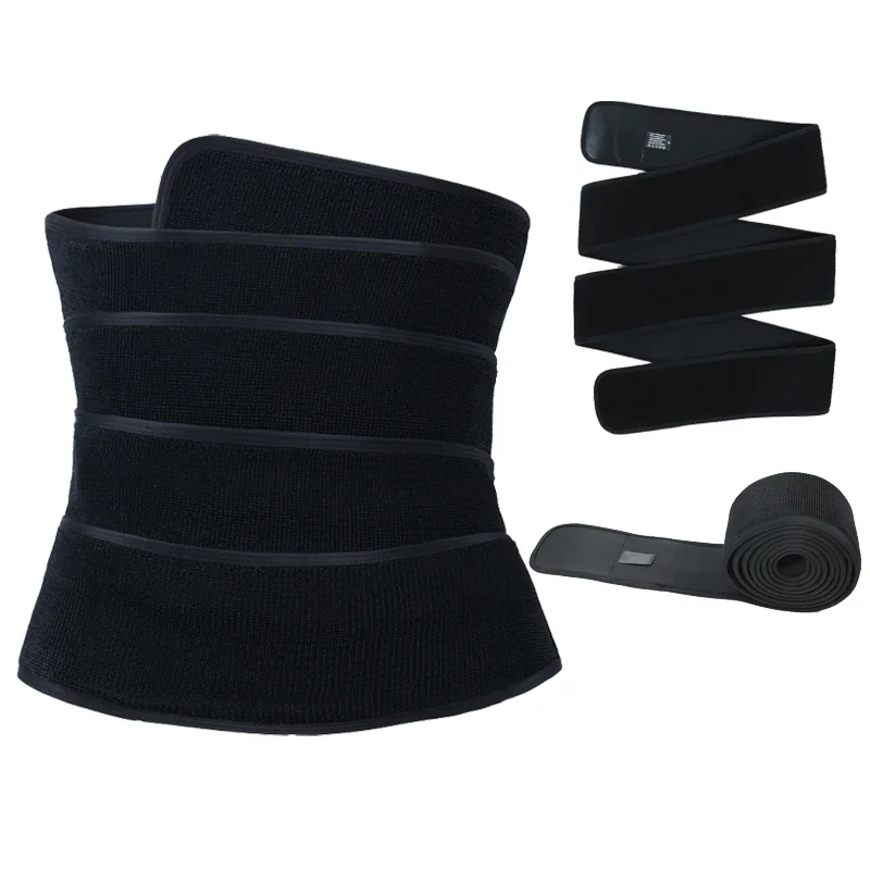 

NANBIN Customized New Design Neoprene Sauna Sweat Slimming Full Waist Trimmer Waist Trainers Belt For Lady, Black white