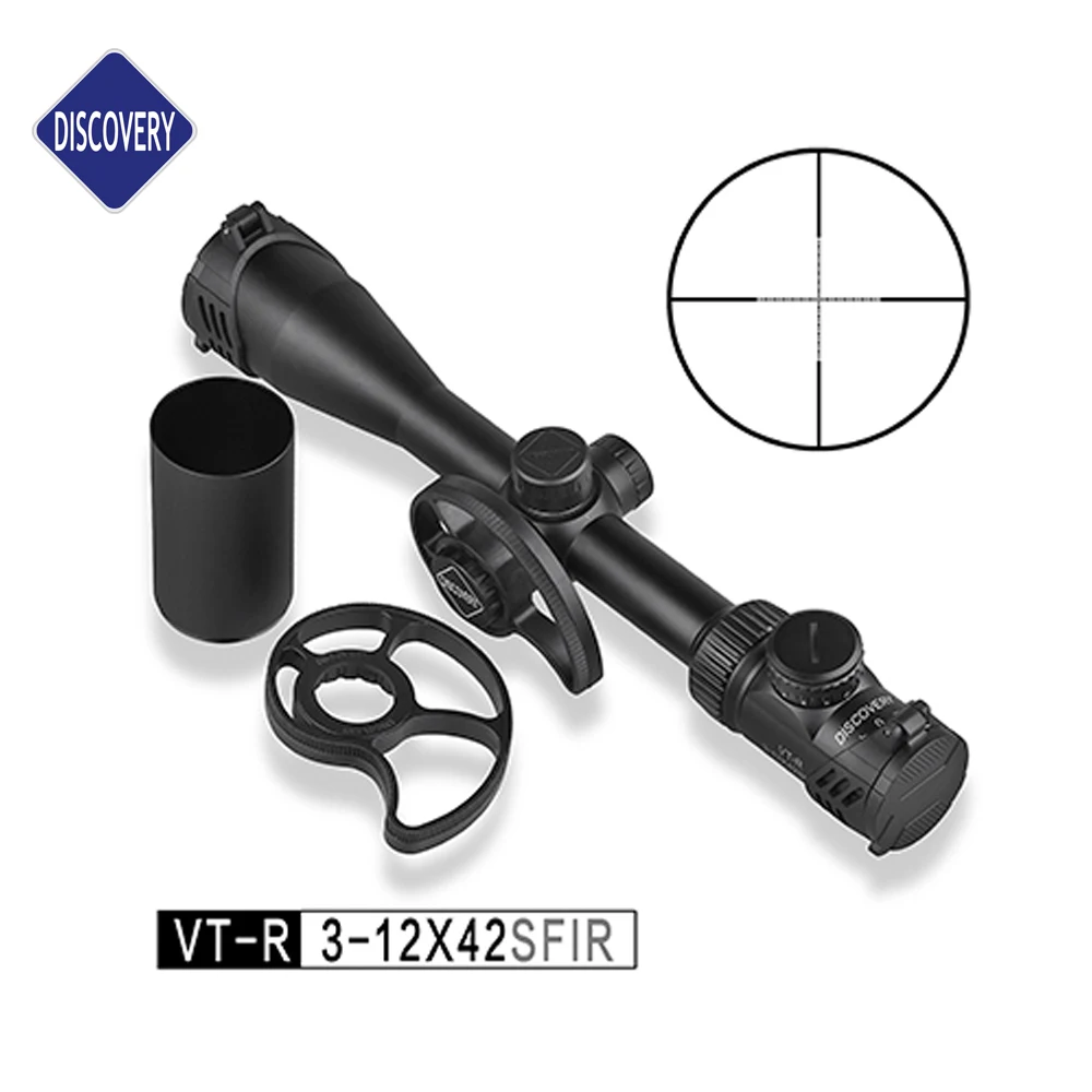 

Discovery New Parallax Wheel VT-R 3-12x42SFIR Clear Optical Effect Rifle Scope for Gun