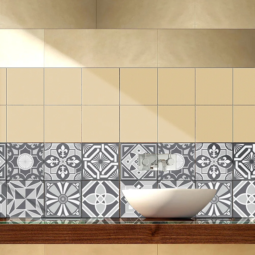 

15CM*15CM toilet paper stick on wall square tiles for decorations stick on kitchen wall tiles pvc wall stick QZ-060B
