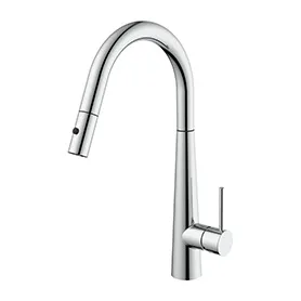 Pull the faucet