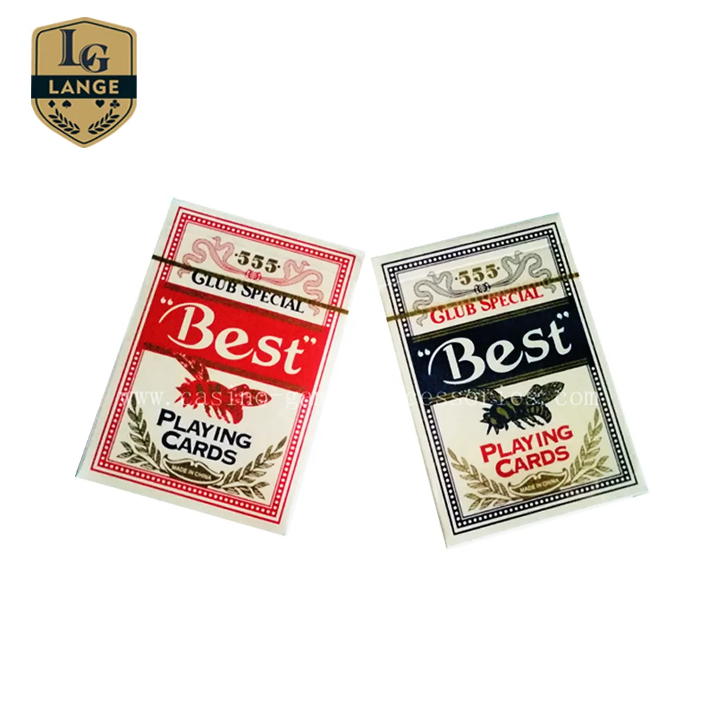 Wholesale No Minimum Blue Core Paper Quality Best Cheap Playing Card