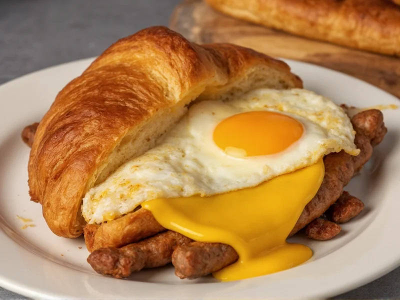 Jimmy Dean Croissant Sausage Egg & Cheese Facts