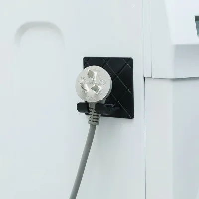 

New Wall Hanging Foldable Power Plug Hook Moisture-proof Safety Plug Storage Rack Finishing Bracket