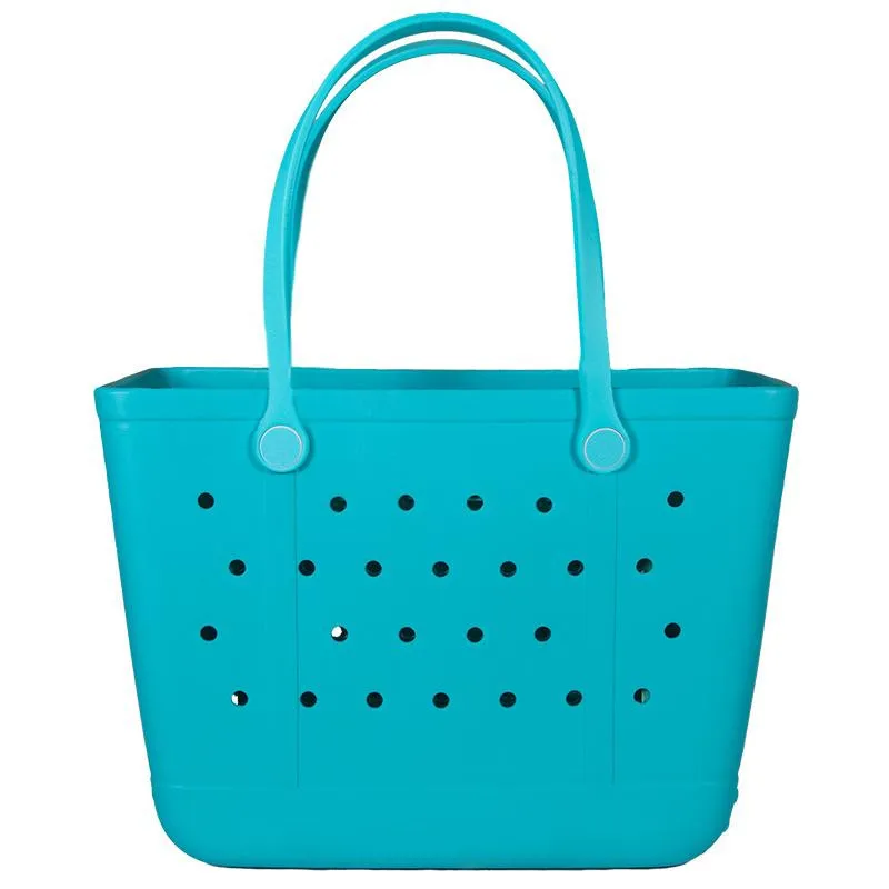 

bogg bag orginal large tote turquoise EVA large beach tote bag with insert