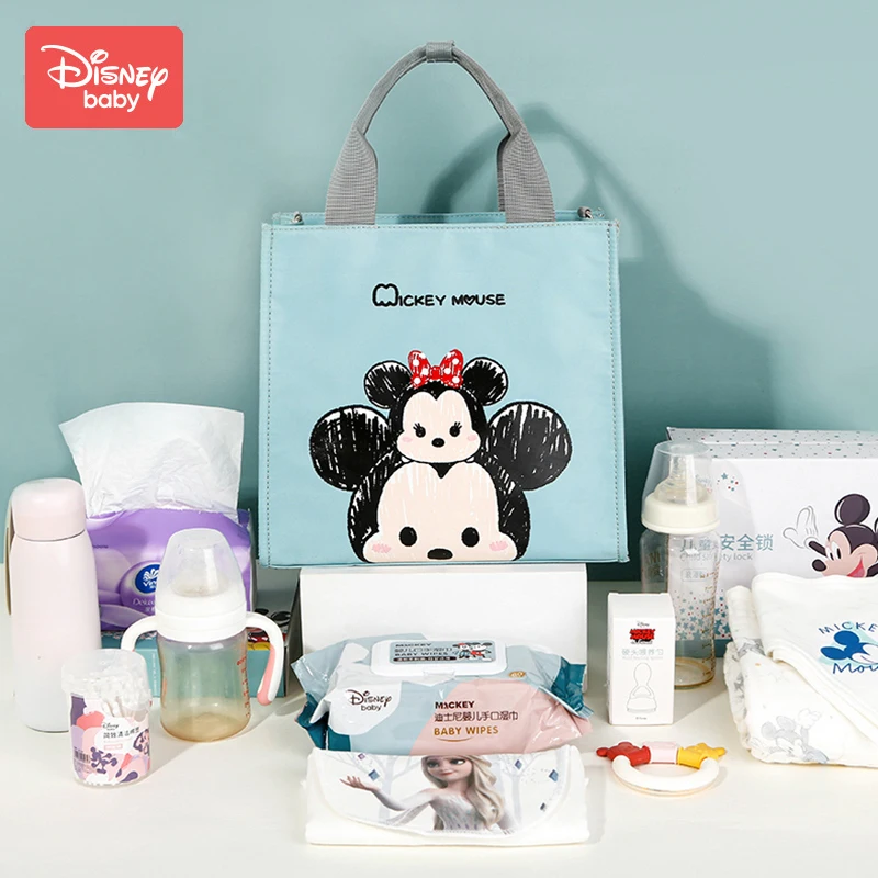 

Disney Diaper Baby Tote Bag Nursery Storage Bin Newborn Registry Must Haves Diaper Caddy Mummy Organizer, Colorful