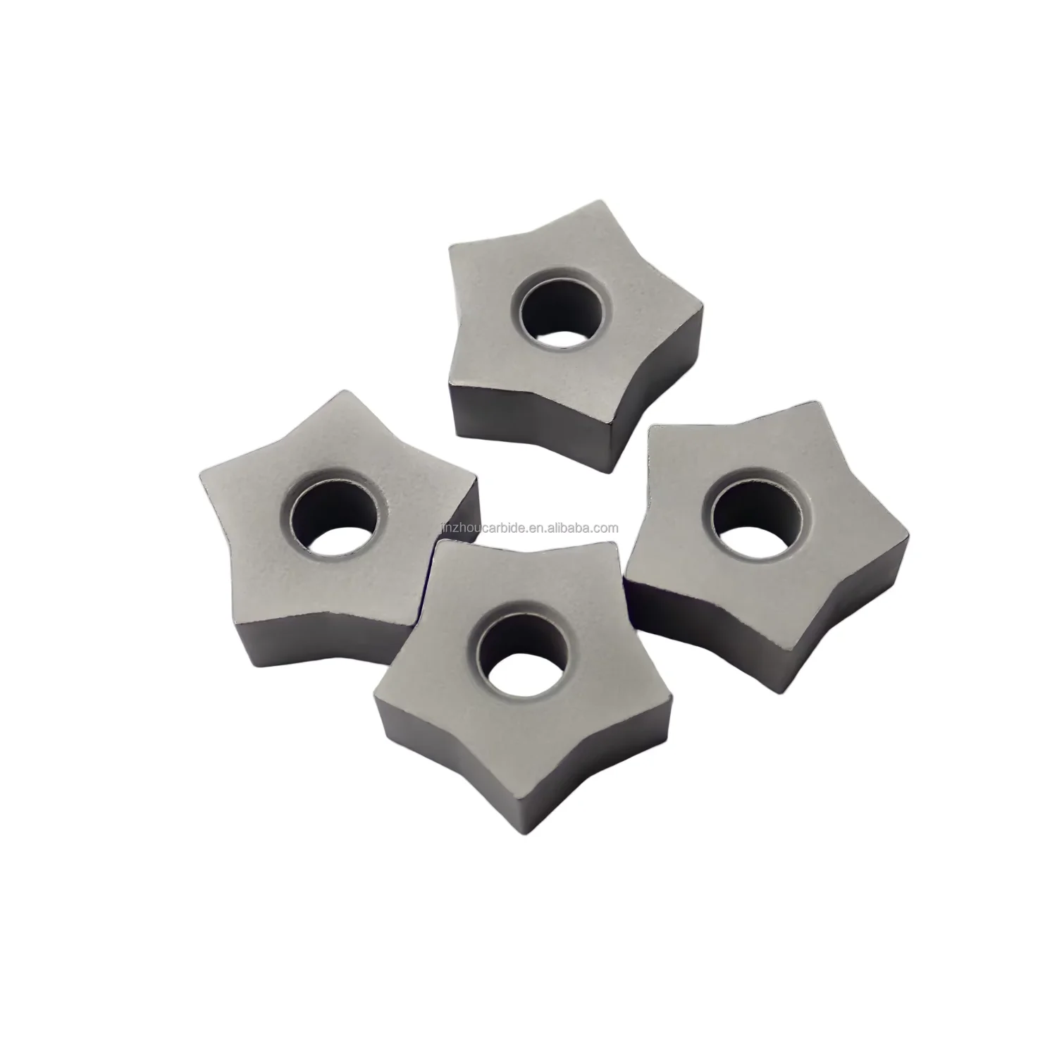 Tungsten Carbide Chain Saw Inserts Star Shape Carbide Tips for Marble Granite CNC Chain Saw Cutting K10 K20 YG6 YG8